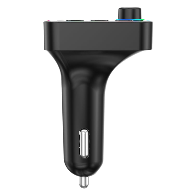 F4 Car MP3 Player FM Transmitter Colorful Backlight USB Charger Dual USB Car Accessories - Bluetooth Car Kits by PMC TechLife | Online Shopping South Africa | PMC TechLife | Buy Now Pay Later Mobicred