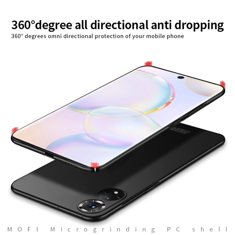 For Honor 50 MOFI Frosted PC Ultra-thin Hard Case(Black) - Honor Cases by MOFI | Online Shopping South Africa | PMC TechLife | Buy Now Pay Later Mobicred