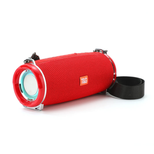 T&G TG192 LED Flashing Light Portable Wireless Bass 3D Stereo Bluetooth Speaker, Support FM / TF Card / USB(Red) - Desktop Speaker by T&G | Online Shopping South Africa | PMC Jewellery | Buy Now Pay Later Mobicred