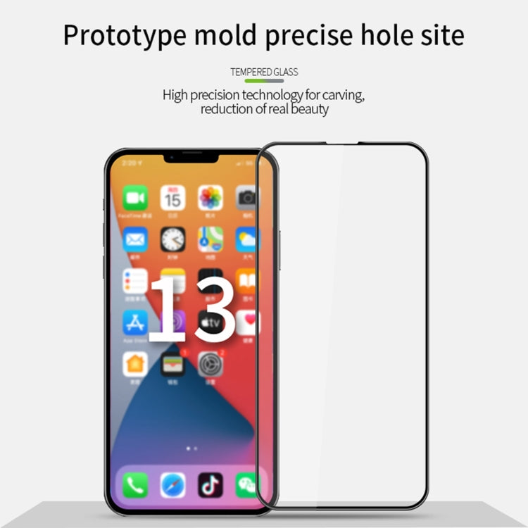 For iPhone 13 Pro Max MOFI 9H 3D Explosion-proof Curved Screen Tempered Glass Film (Black) - iPhone 13 Pro Max Tempered Glass by MOFI | Online Shopping South Africa | PMC TechLife | Buy Now Pay Later Mobicred