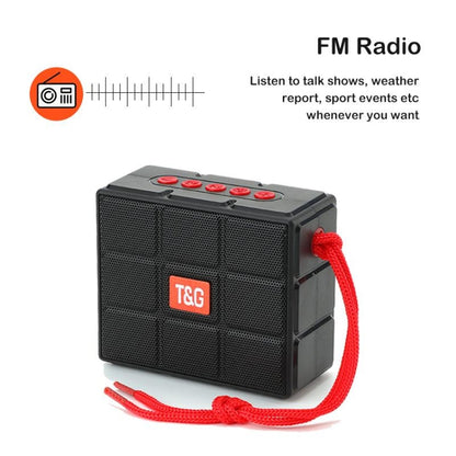 T&G TG311 LED Flashlight Portable Bluetooth Speaker, Support TF Card / FM / 3.5mm AUX / U Disk(Red) - Desktop Speaker by T&G | Online Shopping South Africa | PMC Jewellery | Buy Now Pay Later Mobicred