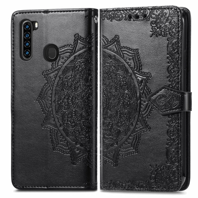 For Blackview A80 Pro Mandala Flower Embossed Horizontal Flip Leather Case with Holder & Three Card Slots & Wallet & Lanyard(Black) - More Brand by PMC Jewellery | Online Shopping South Africa | PMC Jewellery | Buy Now Pay Later Mobicred