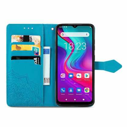 For Doogee X96 Pro Mandala Flower Embossed Horizontal Flip Leather Case with Holder & Three Card Slots & Wallet & Lanyard(Blue) - More Brand by PMC Jewellery | Online Shopping South Africa | PMC Jewellery | Buy Now Pay Later Mobicred