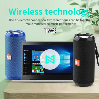 T&G TG621 Portable Waterproof 3D Stereo Wireless Speaker, Support FM Radio / TWS / TF Card(Black) - Waterproof Speaker by T&G | Online Shopping South Africa | PMC Jewellery | Buy Now Pay Later Mobicred