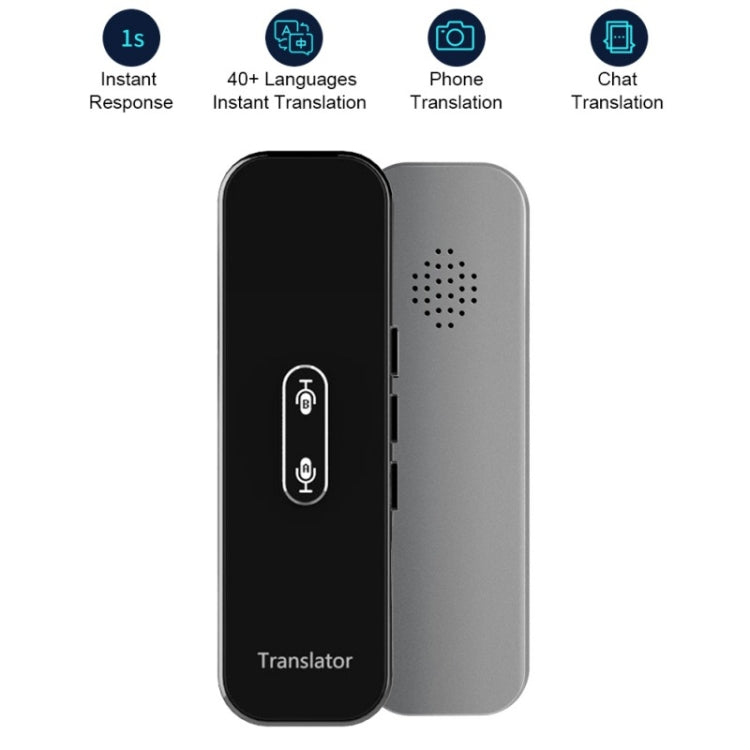 G6X Smart Real Time Voice Translator 40 Languages for Android IOS and Smartphone(Black) -  by PMC Jewellery | Online Shopping South Africa | PMC Jewellery | Buy Now Pay Later Mobicred