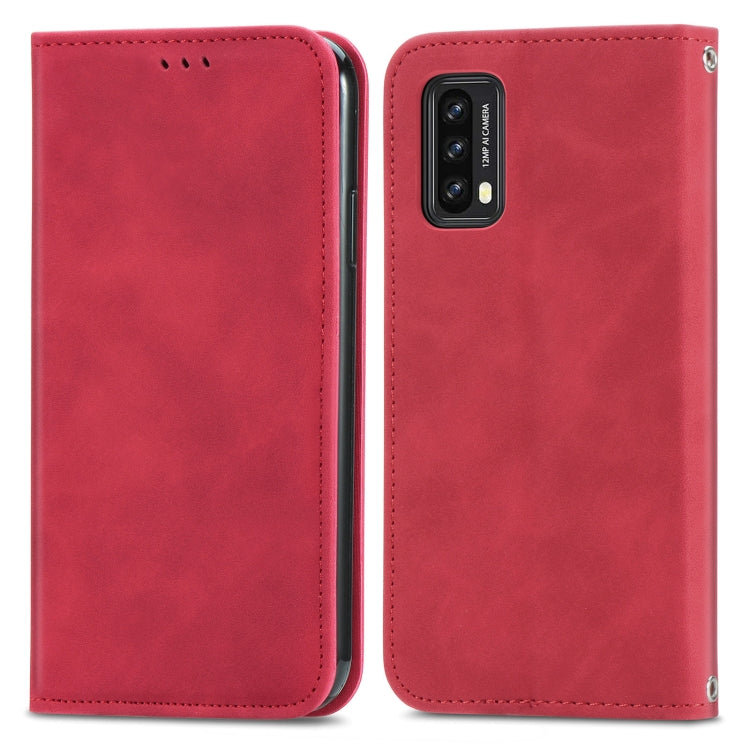 For Blackview A90 Retro Skin Feel Business Magnetic Horizontal Flip Leather Case with Holder & Card Slots & Wallet & Photo Frame(Red) - More Brand by PMC Jewellery | Online Shopping South Africa | PMC Jewellery | Buy Now Pay Later Mobicred