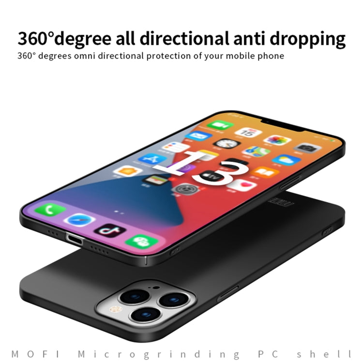 For iPhone 13 Pro MOFI Frosted PC Ultra-thin Hard Case(Blue) - iPhone 13 Pro Cases by MOFI | Online Shopping South Africa | PMC TechLife | Buy Now Pay Later Mobicred