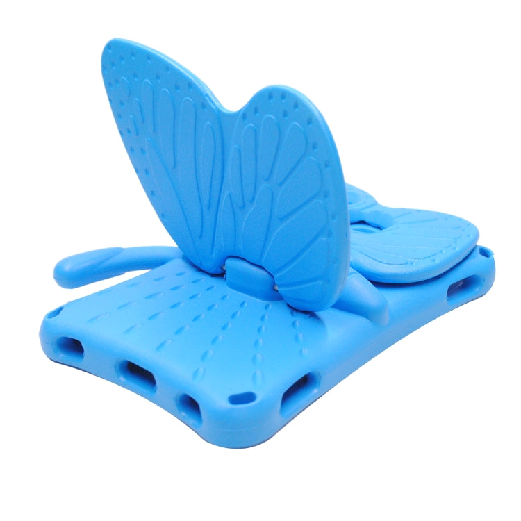 For Lenovo Tab E8 TB8304F / N 8.0 Butterfly Bracket Style EVA Children Falling Proof Cover Protective Case(Blue) - Lenovo by PMC TechLife | Online Shopping South Africa | PMC TechLife | Buy Now Pay Later Mobicred
