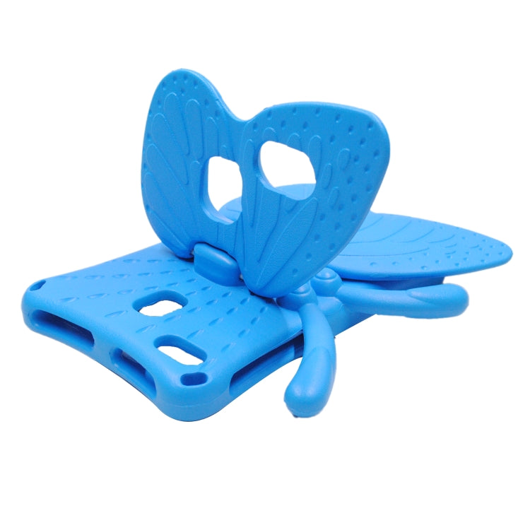 For Lenovo Tab E8 TB8304F / N 8.0 Butterfly Bracket Style EVA Children Falling Proof Cover Protective Case(Blue) - Lenovo by PMC TechLife | Online Shopping South Africa | PMC TechLife | Buy Now Pay Later Mobicred