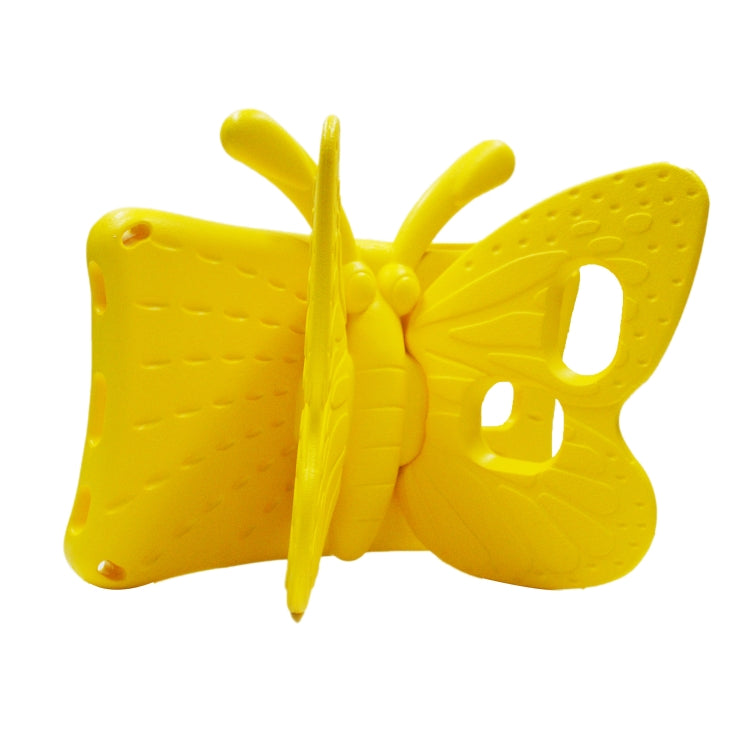 For Lenovo Tab E8 TB8304F / N 8.0 Butterfly Bracket Style EVA Children Falling Proof Cover Protective Case(Yellow) - Lenovo by PMC TechLife | Online Shopping South Africa | PMC TechLife | Buy Now Pay Later Mobicred
