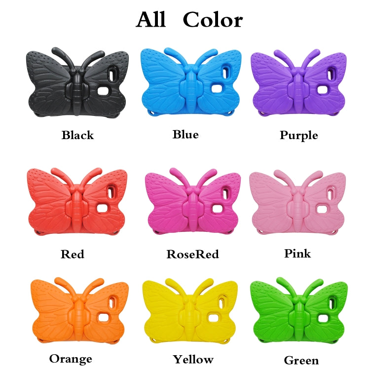 For Amazon Kindle Fire HD 8 2020 Butterfly Bracket Style EVA Children Falling Proof Cover Protective Case(Blue) - Amazon by PMC TechLife | Online Shopping South Africa | PMC TechLife | Buy Now Pay Later Mobicred