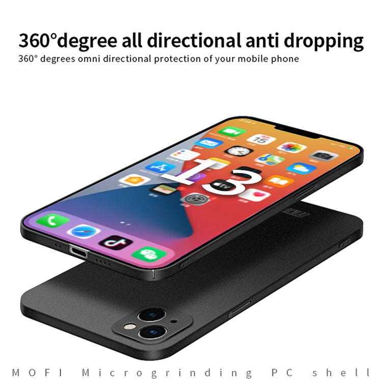 For iPhone 13 mini MOFI Fandun Series Frosted PC Ultra-thin All-inclusive Protective Case (Red) - iPhone 13 mini Cases by MOFI | Online Shopping South Africa | PMC TechLife