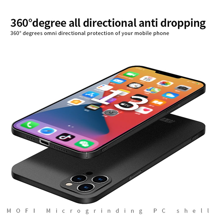 For iPhone 13 Pro Max MOFI Fandun Series Frosted PC Ultra-thin All-inclusive Protective Case (Blue) - free shipping - PMC TechLife - Order now!