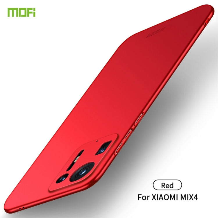For Xiaomi Mix 4 MOFI Frosted PC Ultra-thin Hard Case(Red) - Xiaomi Cases by MOFI | Online Shopping South Africa | PMC TechLife | Buy Now Pay Later Mobicred