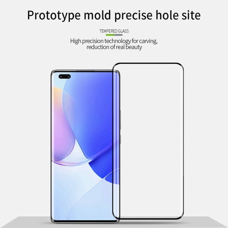 For Huawei nova 9 Pro MOFI 9H 3D Explosion-Proof Hot Bending Full Screen Tempered Glass Film(Black) - free shipping - PMC TechLife - Order now!