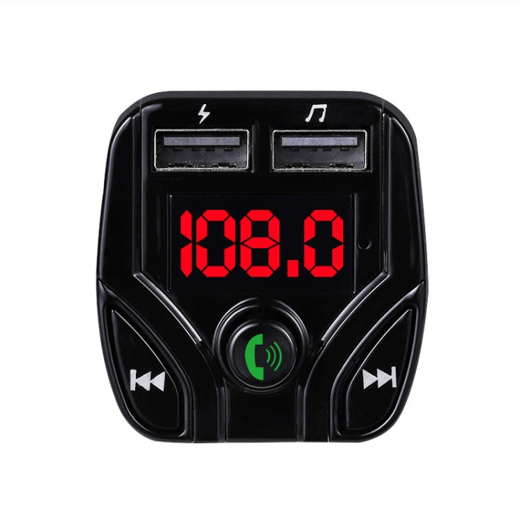 C4 Bluetooth MP3 Hands-free Car Device LCD FM Transmitter Dual USB Charger - Bluetooth Car Kits by PMC TechLife | Online Shopping South Africa | PMC TechLife | Buy Now Pay Later Mobicred