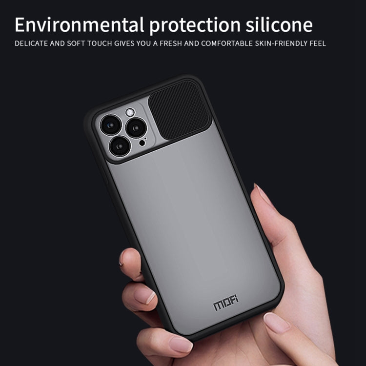 For iPhone 13 Pro Max MOFI Translucent Frosted PC + TPU Phone Case(Blue) - iPhone 13 Cases by MOFI | Online Shopping South Africa | PMC TechLife | Buy Now Pay Later Mobicred