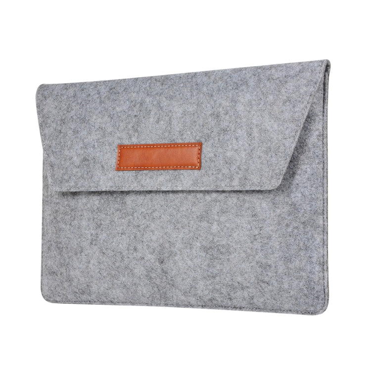 Felt Liner Bag Computer Bag Notebook Protective Cover For 12 inch(Grey) - free shipping - PMC TechLife - Order now!