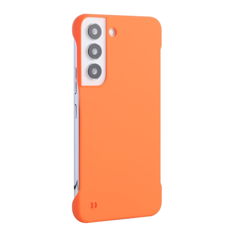 For Samsung Galaxy S22+ 5G ENKAY Matte Frameless Hard PC Case(Orange) - Galaxy S22+ 5G Cases by ENKAY | Online Shopping South Africa | PMC Jewellery | Buy Now Pay Later Mobicred