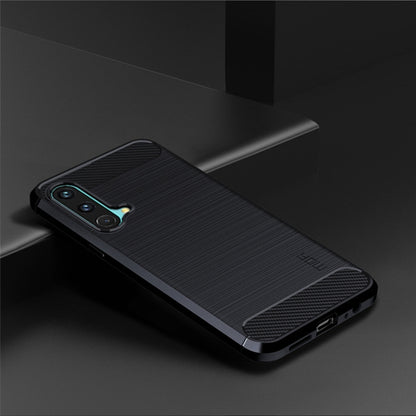 For OnePlus Nord CE 5G MOFI Gentleness Brushed Carbon Fiber Soft TPU Case(Blue) - OnePlus Cases by MOFI | Online Shopping South Africa | PMC Jewellery