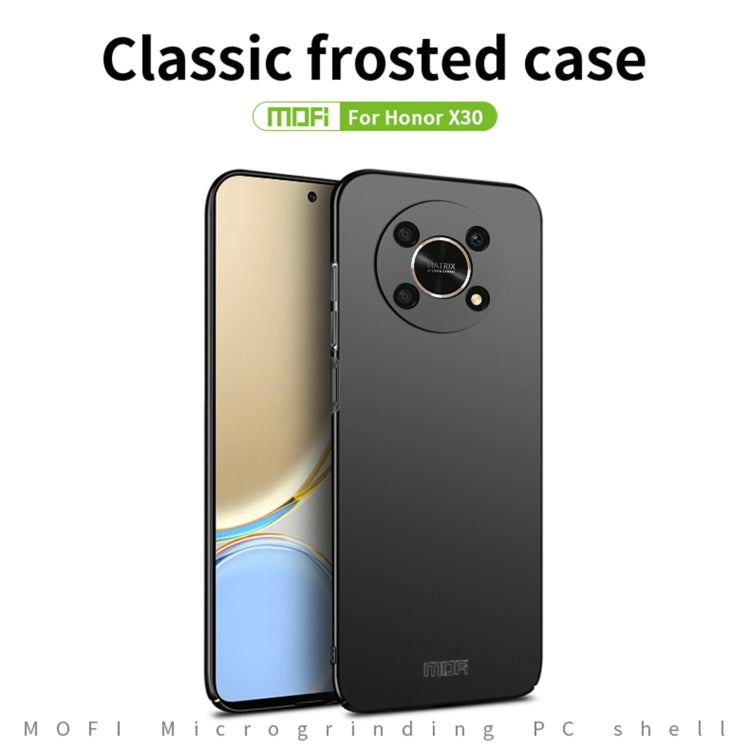 For Honor X30 5G MOFI Frosted PC Ultra-thin Hard Case(Blue) - Honor Cases by MOFI | Online Shopping South Africa | PMC TechLife | Buy Now Pay Later Mobicred