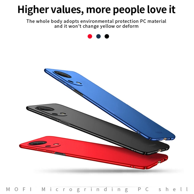 For Honor Play 30 Plus MOFI Frosted PC Ultra-thin Hard Case(Blue) - Honor Cases by MOFI | Online Shopping South Africa | PMC TechLife | Buy Now Pay Later Mobicred