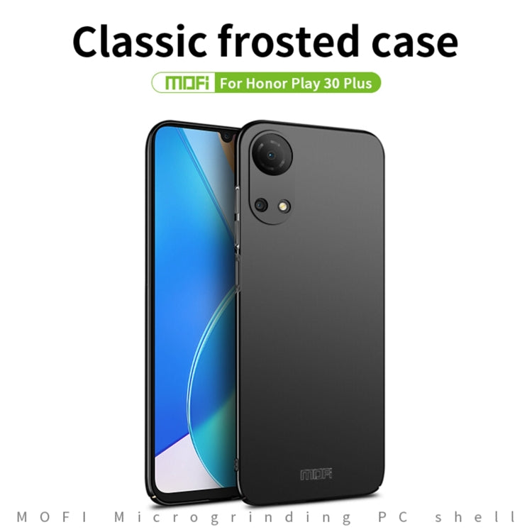 For Honor Play 30 Plus MOFI Frosted PC Ultra-thin Hard Case(Blue) - Honor Cases by MOFI | Online Shopping South Africa | PMC TechLife | Buy Now Pay Later Mobicred