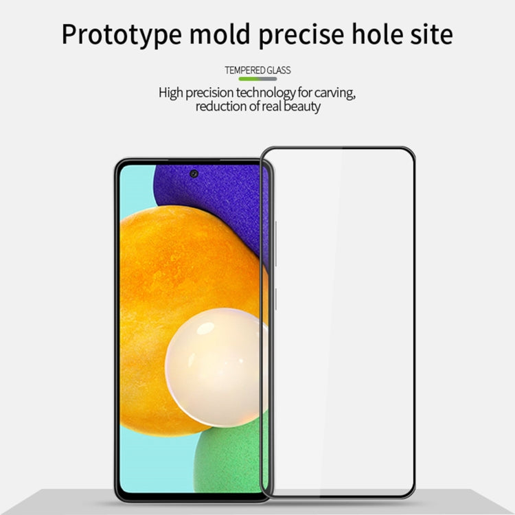 For Samsung Galaxy A53 5G MOFI 9H 3D Explosion-proof Tempered Glass Film(Black) - Galaxy Tempered Glass by MOFI | Online Shopping South Africa | PMC TechLife | Buy Now Pay Later Mobicred
