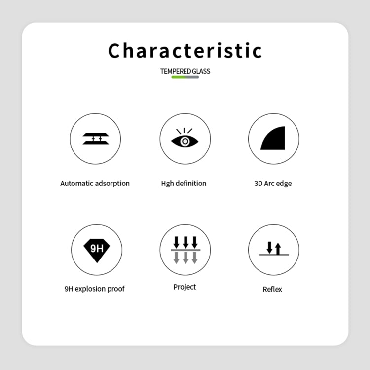 For Samsung Galaxy A73 5G MOFI 9H 3D Explosion-proof Tempered Glass Film(Black) - Galaxy Tempered Glass by MOFI | Online Shopping South Africa | PMC TechLife