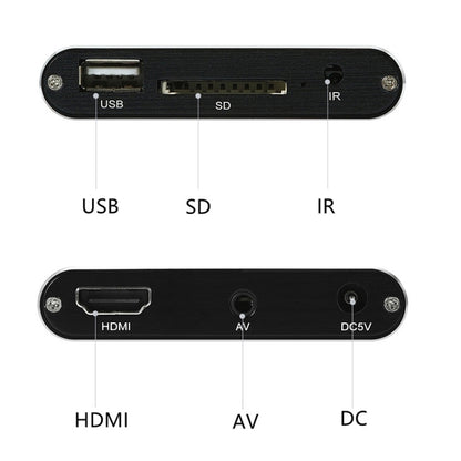 X9 HD Multimedia Player 4K Video Loop USB External Media Player AD Player(EU  Plug) - Multimedia Player by PMC Jewellery | Online Shopping South Africa | PMC Jewellery | Buy Now Pay Later Mobicred