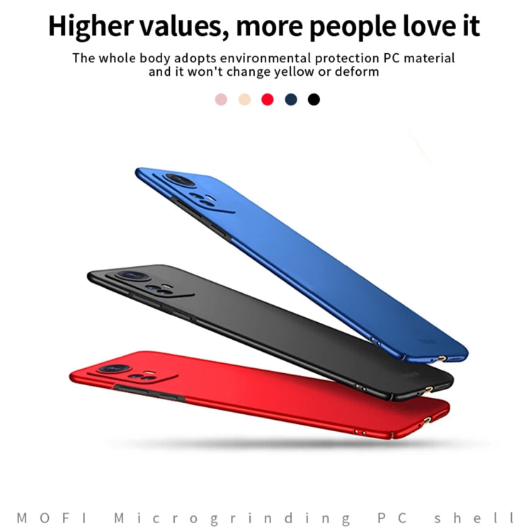 For Xiaomi 12 Pro MOFI Frosted PC Ultra-thin Hard Phone Case(Blue) - free shipping - PMC TechLife - Order now!