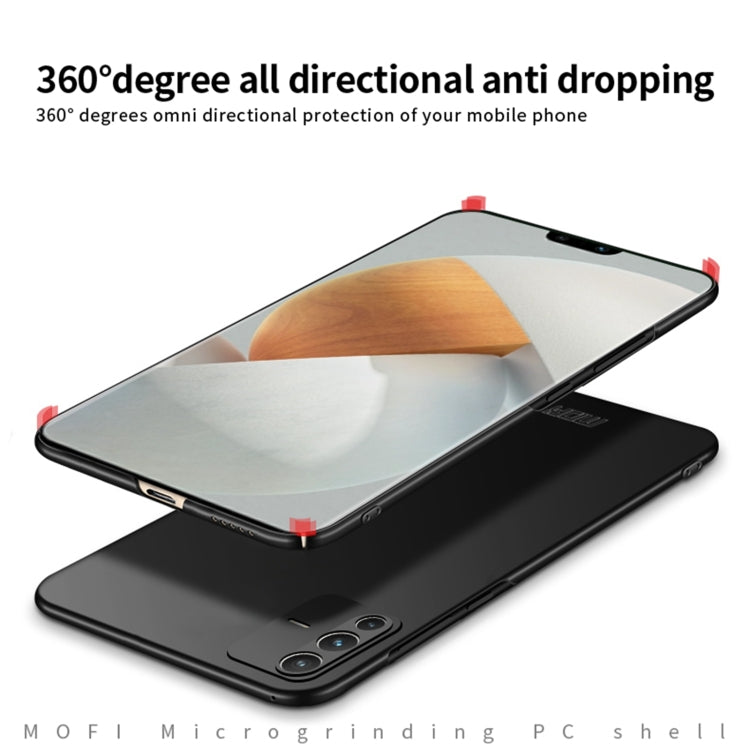 For vivo S12 Pro MOFI Frosted PC Ultra-thin Hard Phone Case(Blue) - free shipping - PMC TechLife - Order now!