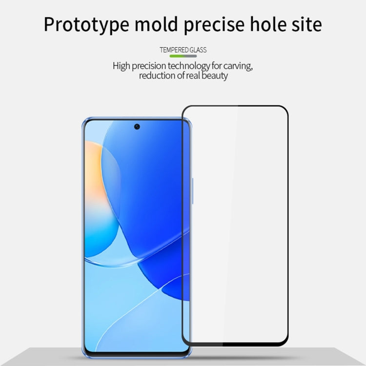 For Huawei Nova 9 SE MOFI 9H 2.5D Full Screen Tempered Glass Film(Black) - free shipping - PMC TechLife - Order now!