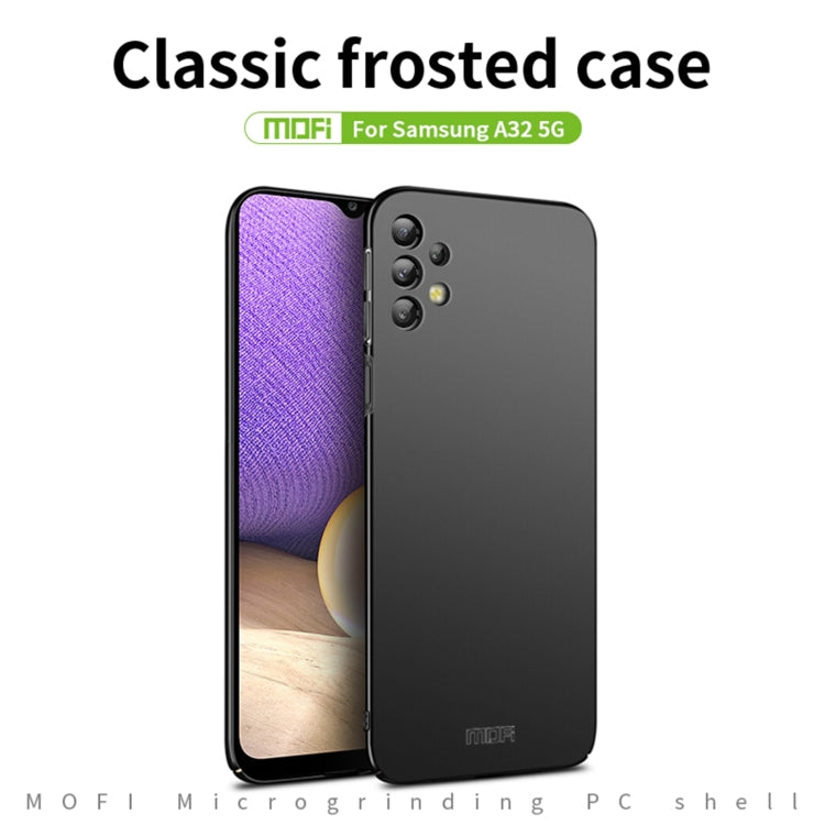 For Samsung Galaxy A32 5G MOFI Frosted PC Ultra-thin Hard Phone Case(Black) - Galaxy Phone Cases by MOFI | Online Shopping South Africa | PMC TechLife