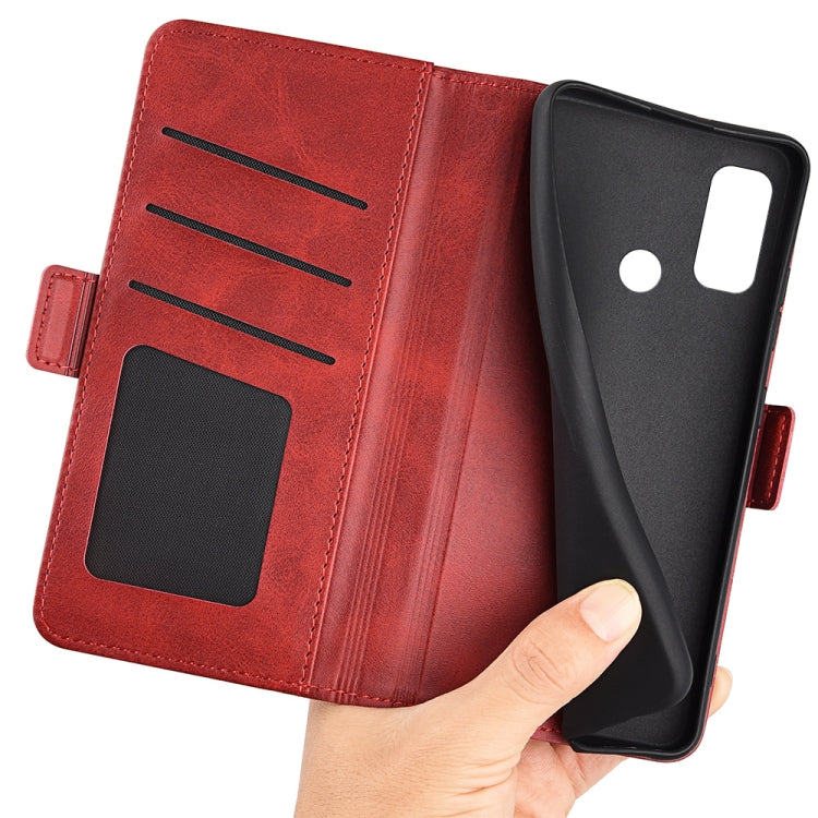 For Ulefone note 10 Dual-side Magnetic Buckle Leather Phone Case(Red) - Ulefone Cases by PMC Jewellery | Online Shopping South Africa | PMC Jewellery | Buy Now Pay Later Mobicred