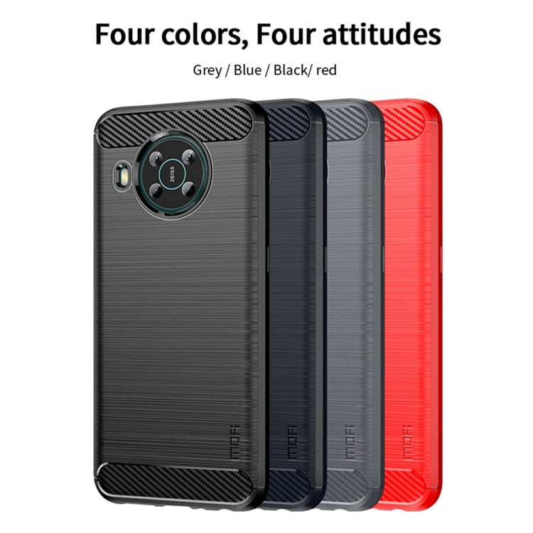 For Nokia X100 MOFI Gentleness Series Brushed Texture Carbon Fiber TPU Phone Case(Gray) - free shipping - PMC TechLife - Order now!