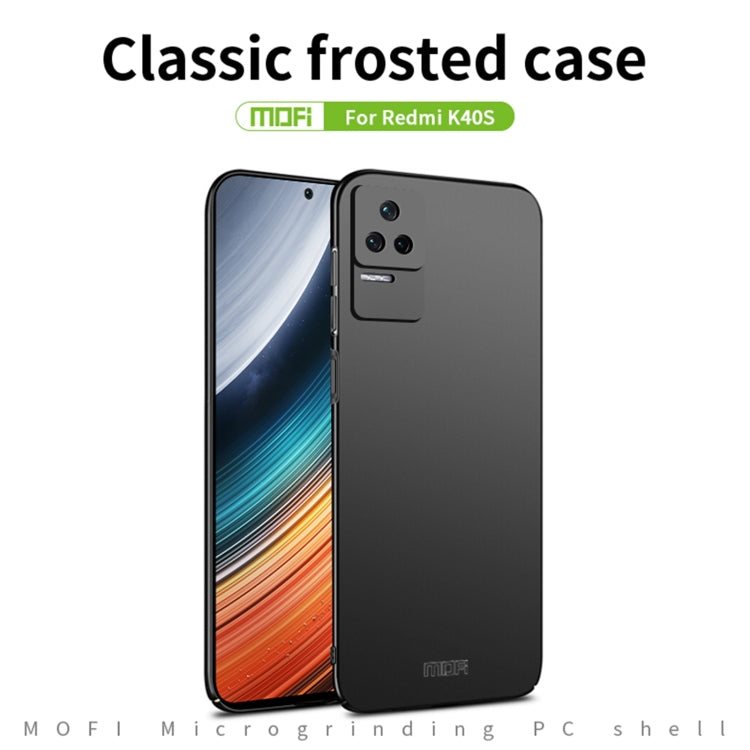 For Xiaomi Redmi K40S MOFI Frosted PC Ultra-thin Hard  Phone Case(Black) - free shipping - PMC TechLife - Order now!
