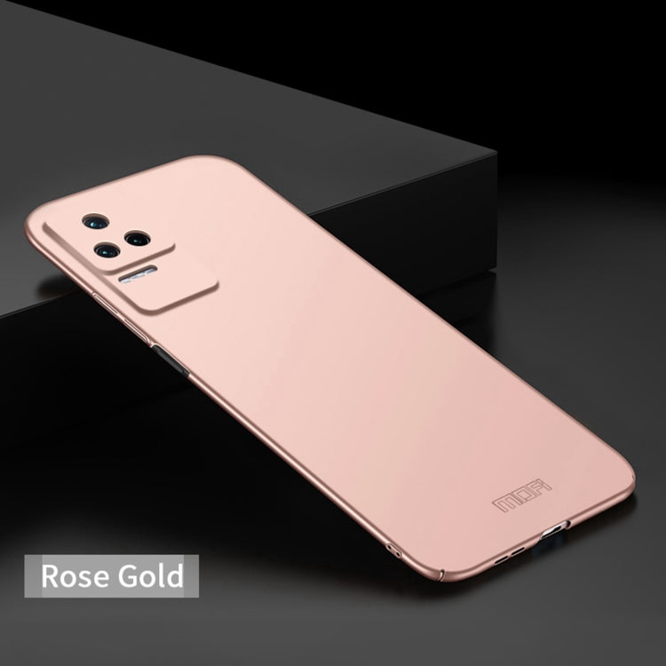 For Xiaomi Redmi K40S MOFI Frosted PC Ultra-thin Hard  Phone Case(Rose Gold) - Xiaomi Cases by MOFI | Online Shopping South Africa | PMC Jewellery