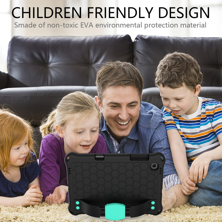 For Lenovo X306 / X606 / K10 Honeycomb EVA + PC Shockproof Tablet Case with Strap(Black+Mint Green) - Lenovo by PMC TechLife | Online Shopping South Africa | PMC TechLife | Buy Now Pay Later Mobicred