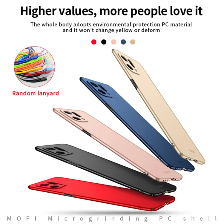 For OPPO Find X5 MOFI Frosted PC Ultra-thin Hard Case(Rose Gold) - OPPO Cases by MOFI | Online Shopping South Africa | PMC TechLife | Buy Now Pay Later Mobicred