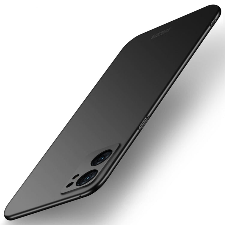 For OPPO Reno7 5G Global / Find X5 Lite MOFI Frosted PC Ultra-thin Hard Case(Black) - OPPO Cases by MOFI | Online Shopping South Africa | PMC Jewellery