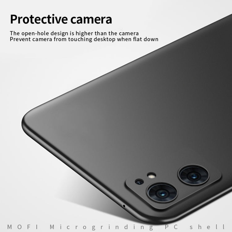 For OPPO Find X5 Lite / Reno7 Global MOFI Frosted PC Ultra-thin Hard Case(Blue) - free shipping - PMC TechLife - Order now!
