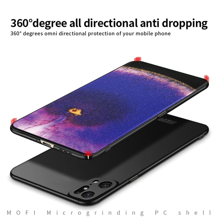 For OPPO Find X5 Pro MOFI Frosted PC Ultra-thin Hard Case(Red) -  by MOFI | Online Shopping South Africa | PMC TechLife | Buy Now Pay Later Mobicred