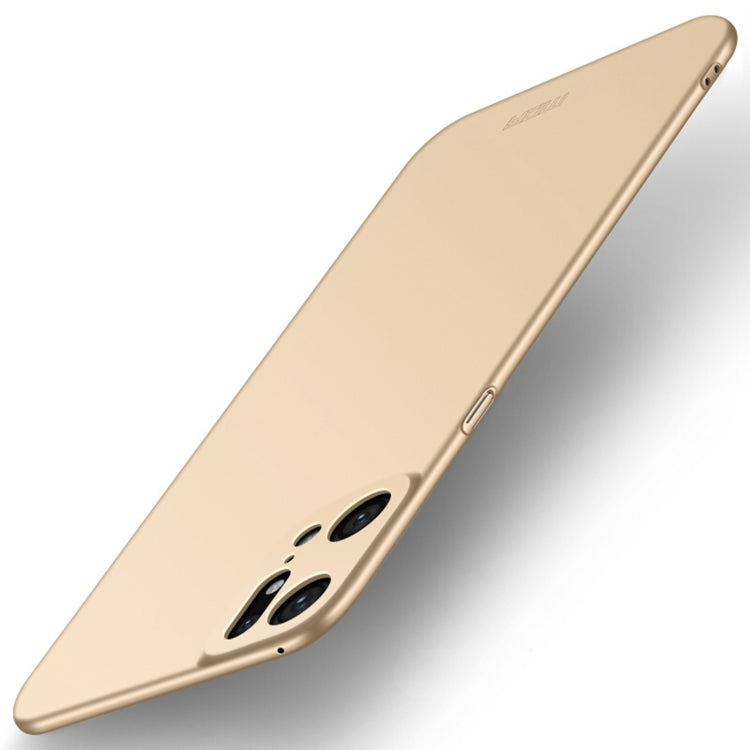 For OPPO Find X5 Pro MOFI Frosted PC Ultra-thin Hard Case(Gold) -  by MOFI | Online Shopping South Africa | PMC TechLife | Buy Now Pay Later Mobicred
