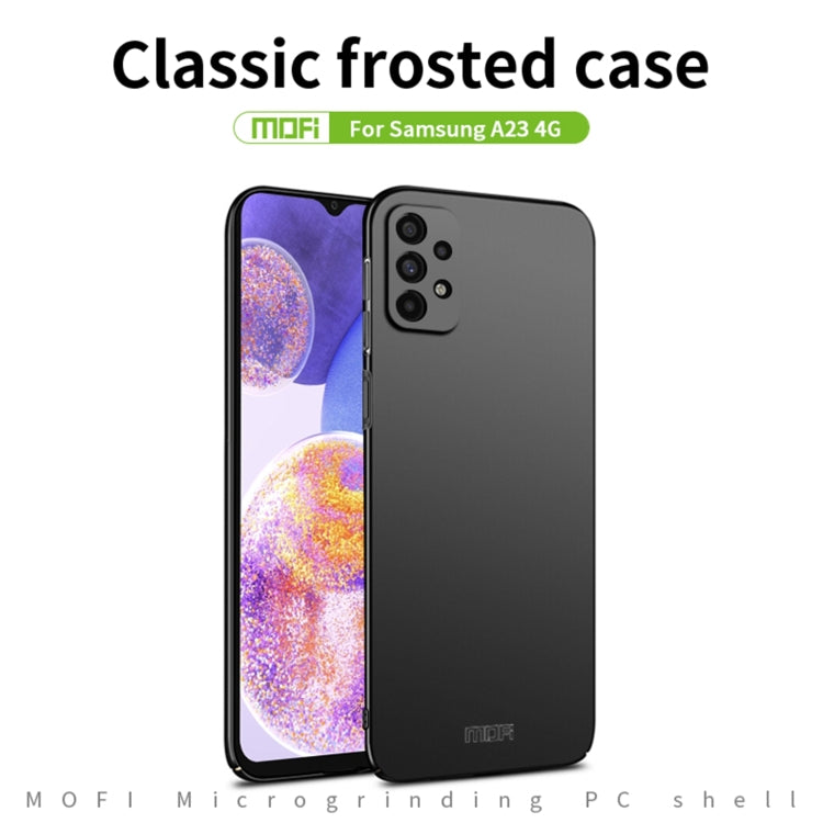 For Samsung Galaxy A23 4G MOFI Frosted PC Ultra-thin Hard Case(Red) - Galaxy Phone Cases by MOFI | Online Shopping South Africa | PMC TechLife