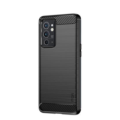 For OnePlus Nord 2T MOFI Gentleness Series Brushed Texture Carbon Fiber Soft TPU Case(Black) - OnePlus Cases by MOFI | Online Shopping South Africa | PMC Jewellery