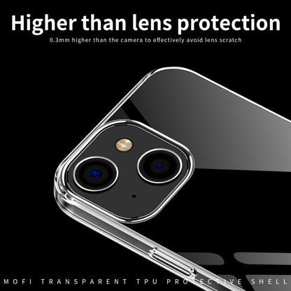 For iPhone 14 Pro MOFI Ming Series Ultra-thin TPU Phone Case(Transparent) - iPhone 14 Pro Cases by MOFI | Online Shopping South Africa | PMC Jewellery