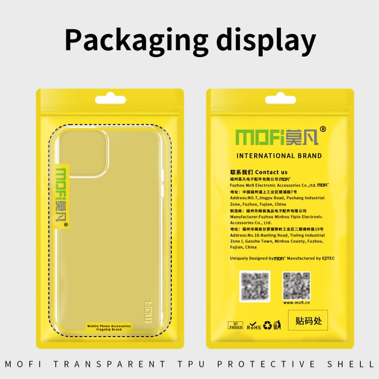 For iPhone 13 mini MOFI Ming Series Ultra-thin TPU Phone Case (Transparent) - iPhone 13 mini Cases by MOFI | Online Shopping South Africa | PMC Jewellery