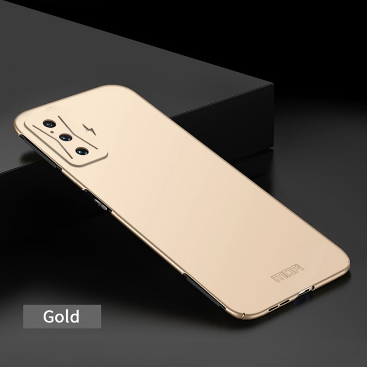 For Xiaomi Redmi K50 Gaming MOFI Frosted PC Ultra-thin Hard Case(Gold) - Xiaomi Cases by MOFI | Online Shopping South Africa | PMC TechLife | Buy Now Pay Later Mobicred