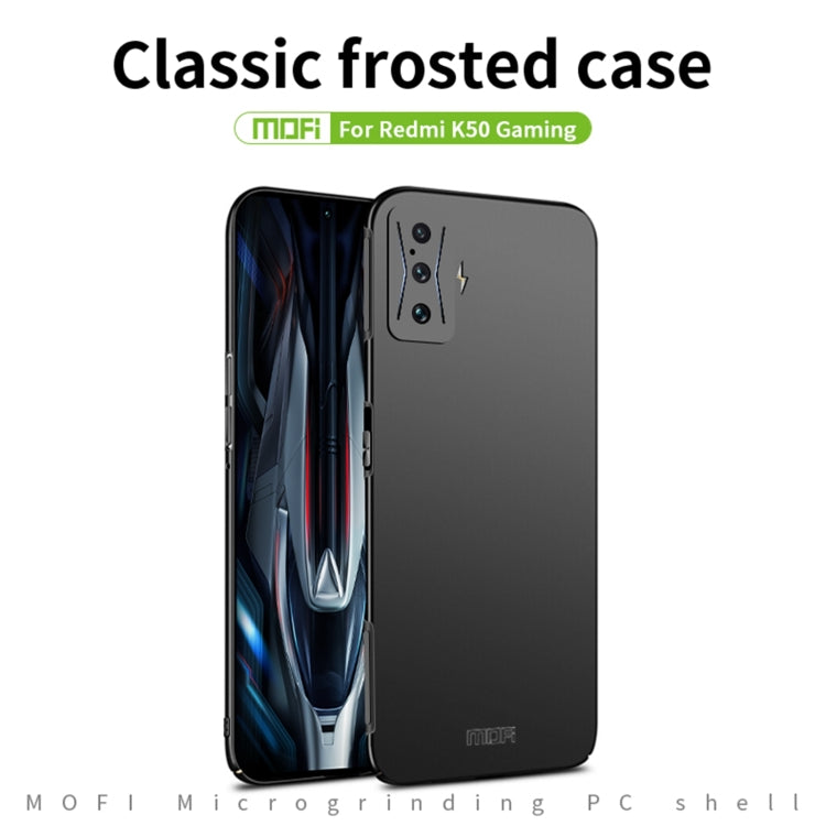 For Xiaomi Redmi K50 Gaming MOFI Frosted PC Ultra-thin Hard Case(Gold) - Xiaomi Cases by MOFI | Online Shopping South Africa | PMC TechLife | Buy Now Pay Later Mobicred
